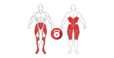 kettlebell swing musculos implicados