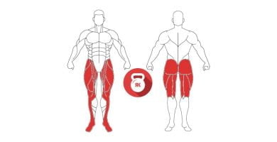 kettlebell peso muerto deadlift musculos implicados