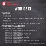 pesas rusas rutinas kettlebells workout crossfit wod 0613