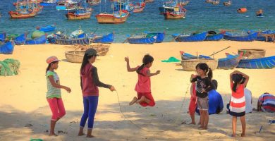 cuerda comba soga niños niñas