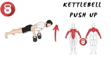 kettlebell pesas rusas movimiento push ups