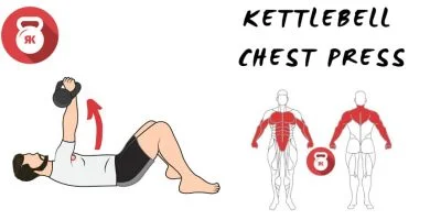 kettlebells pesas rusas ejercicio chest press empuje de pecho