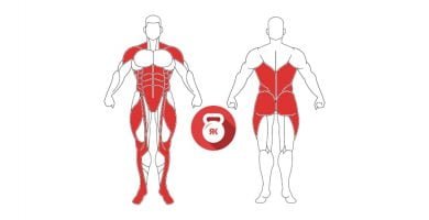 kettlebell levantada turca turkish get up musculos implicados