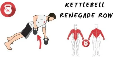 kettlebells pesas rusas ejercicio remo renegado renegade rows