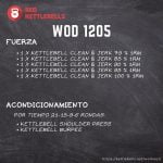 pesas rusas rutinas kettlebells workout crossfit wod 1205